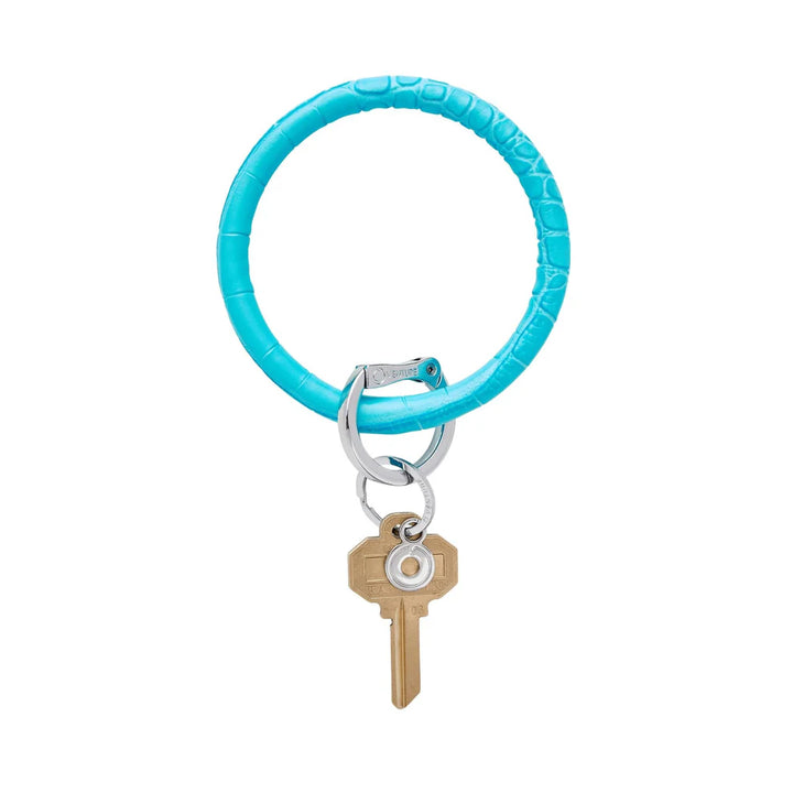 Croc Embossed Key Ring | + Colors
