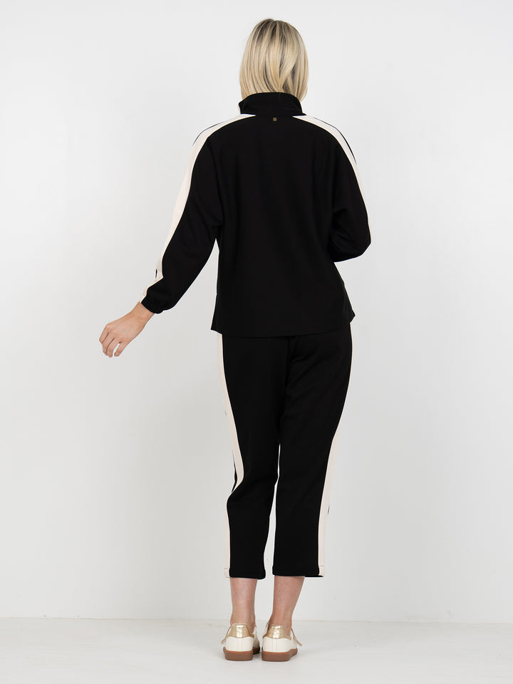 Long Sleeve Poppy Top | Midnight Vanilla