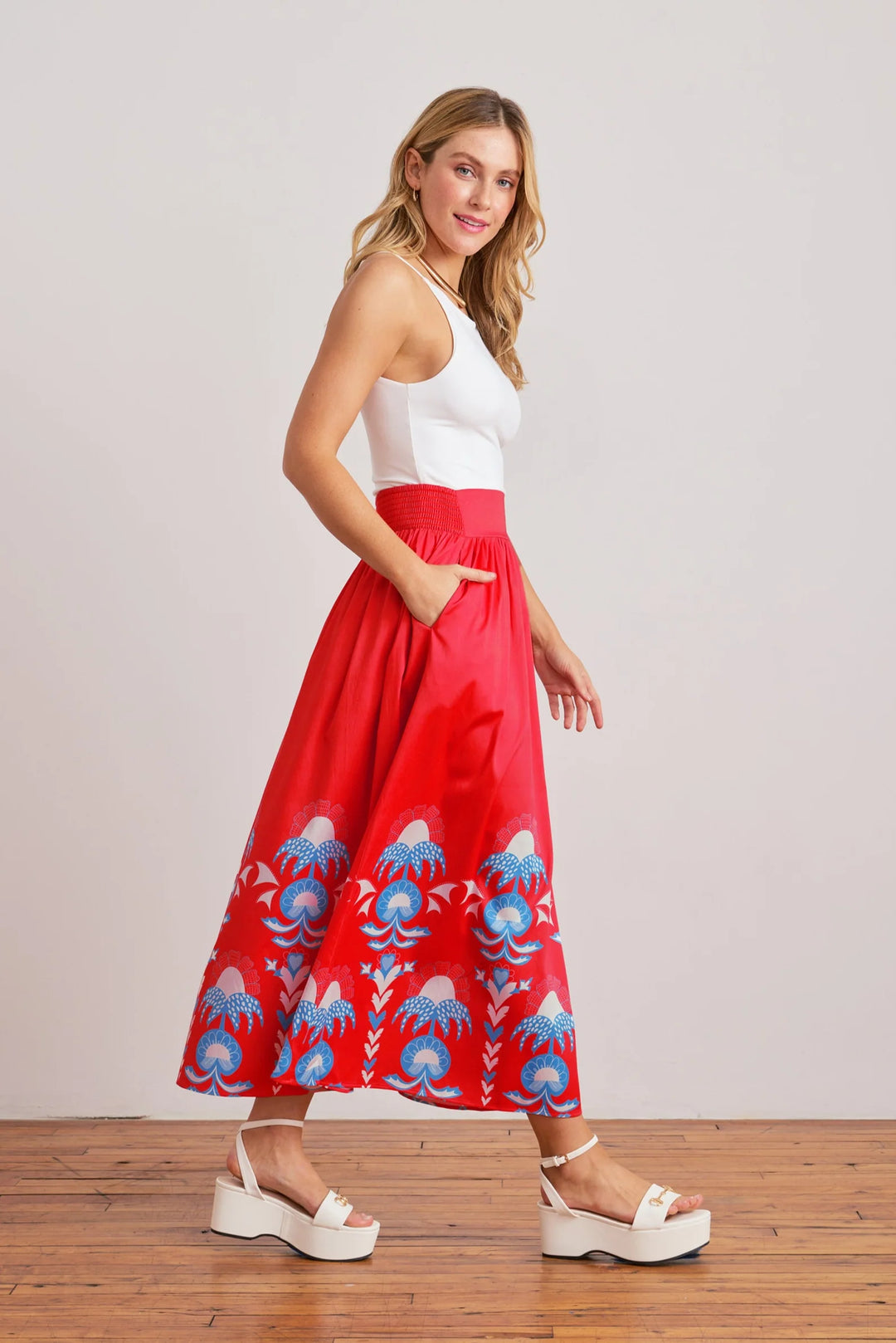 Lillian Skirt | Red Thistle