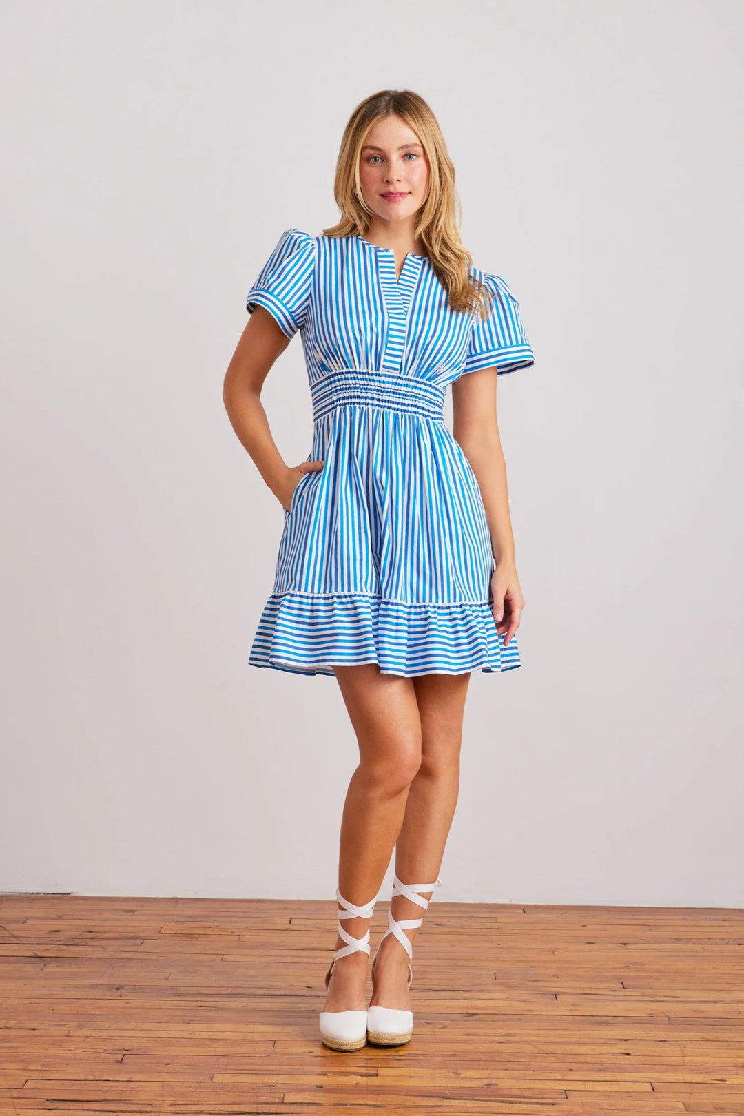 Eloise Mini Dress | Regatta Stripe