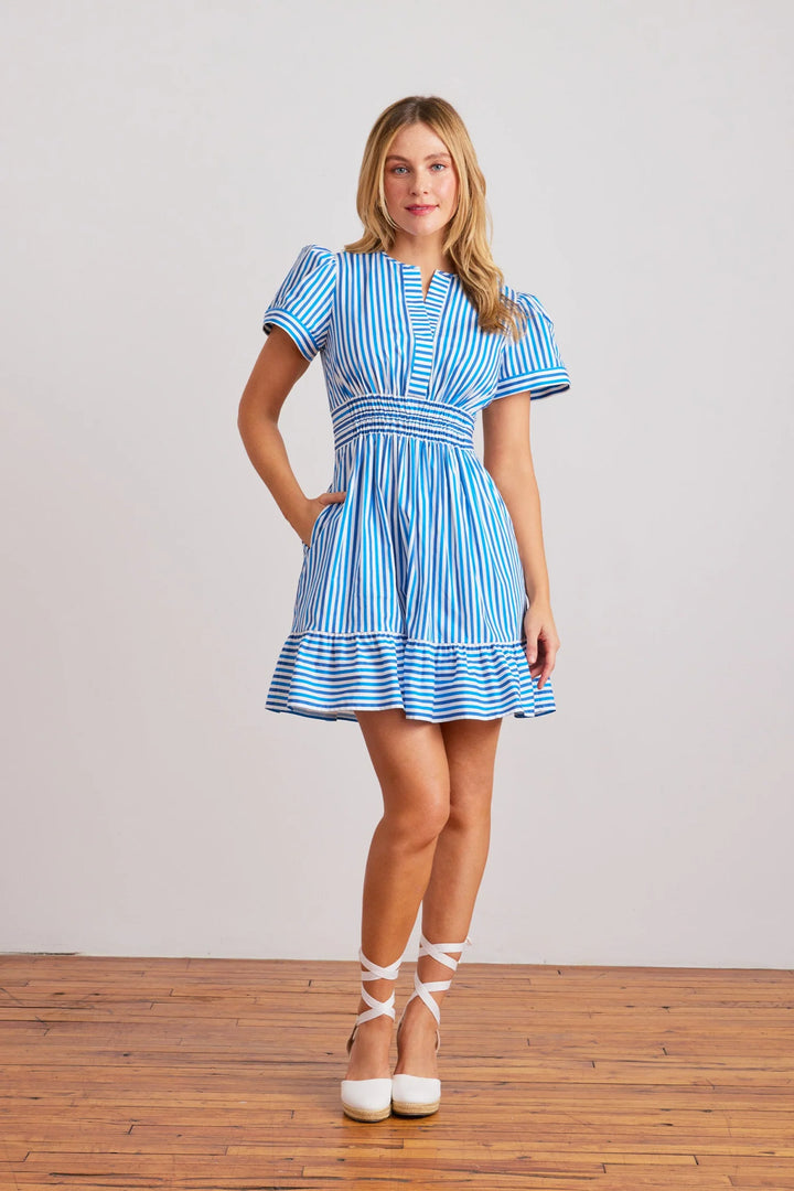 Eloise Mini Dress | Regatta Stripe