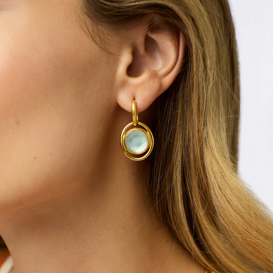 Laguna Hoop & Charm Earring | +Colors