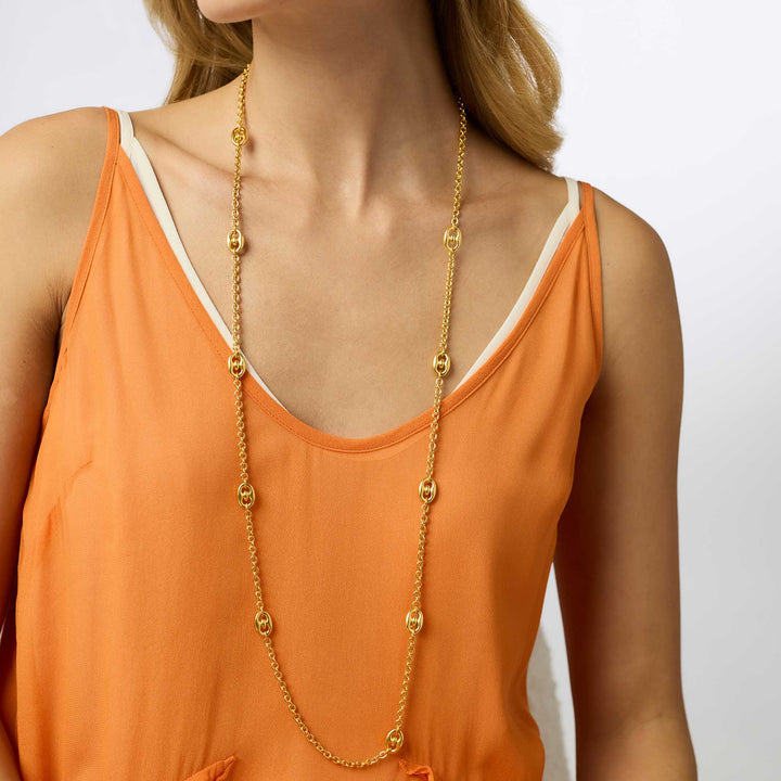 Laguna Station Necklace | Gold
