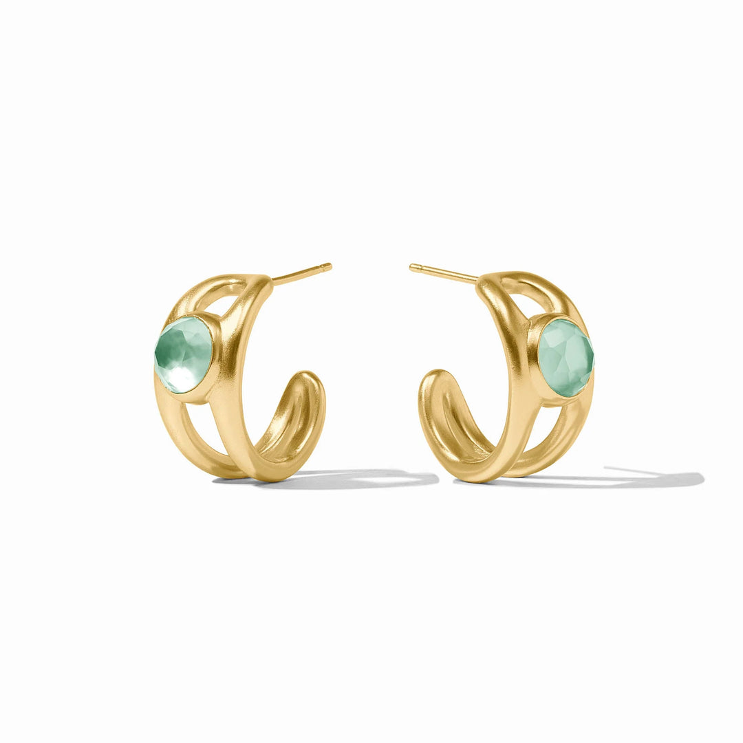 Laguna Stone Hoop | +Colors