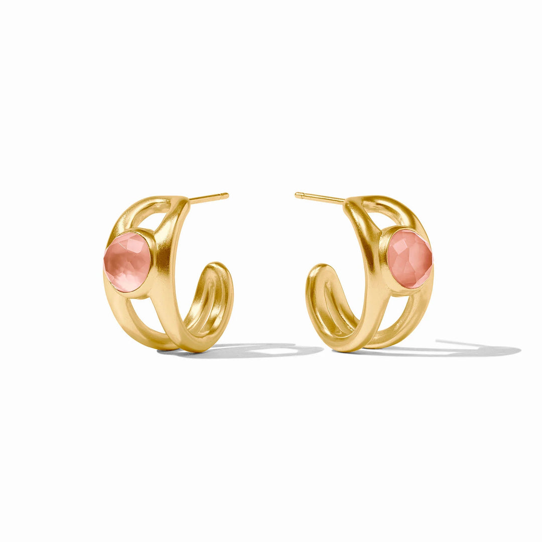 Laguna Stone Hoop | +Colors