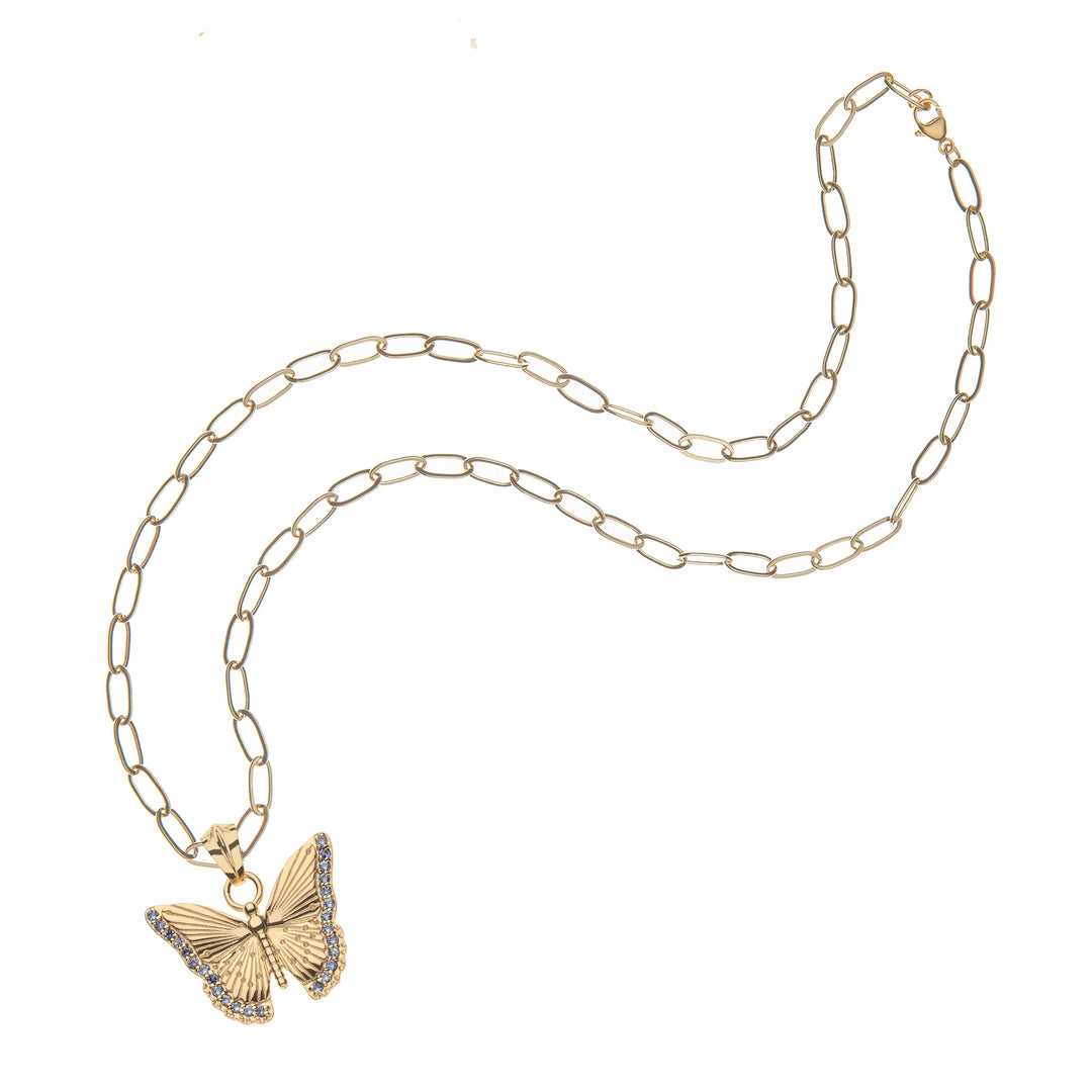 Jane Win X House of Harris FREEDOM Shimmer Wing Butterfly Necklace