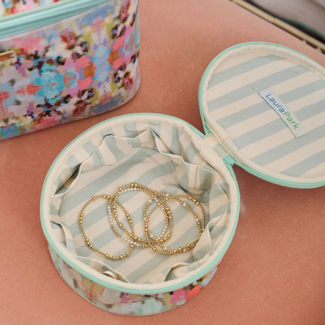 Round Jewelry Case - Charlotte's Inc