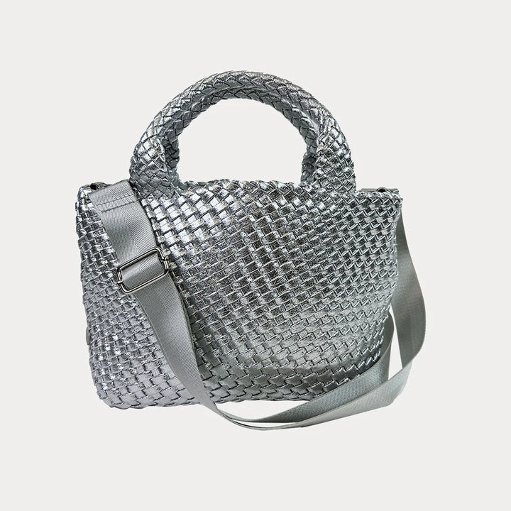 Lexi Metallic Woven Tote | + Colors