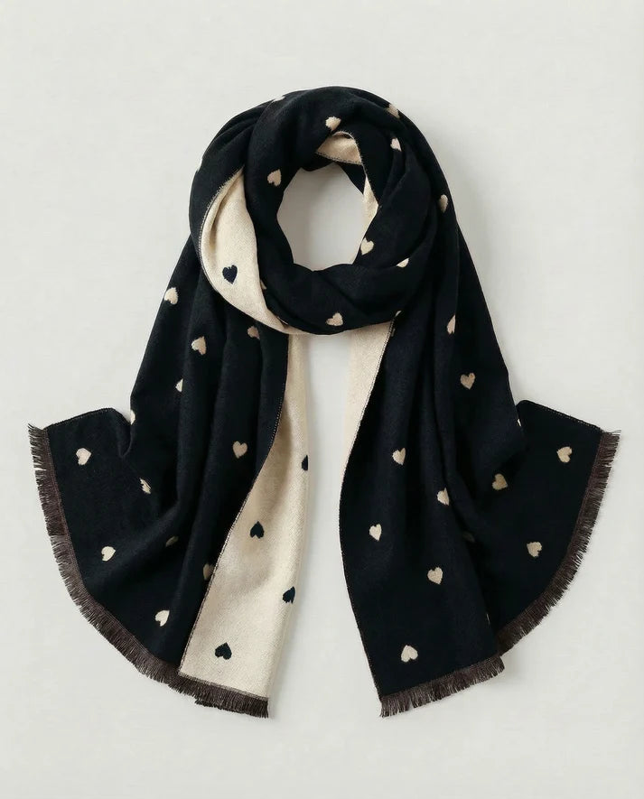 Little Heart Wrap Scarf | +Colors - Charlotte's Inc
