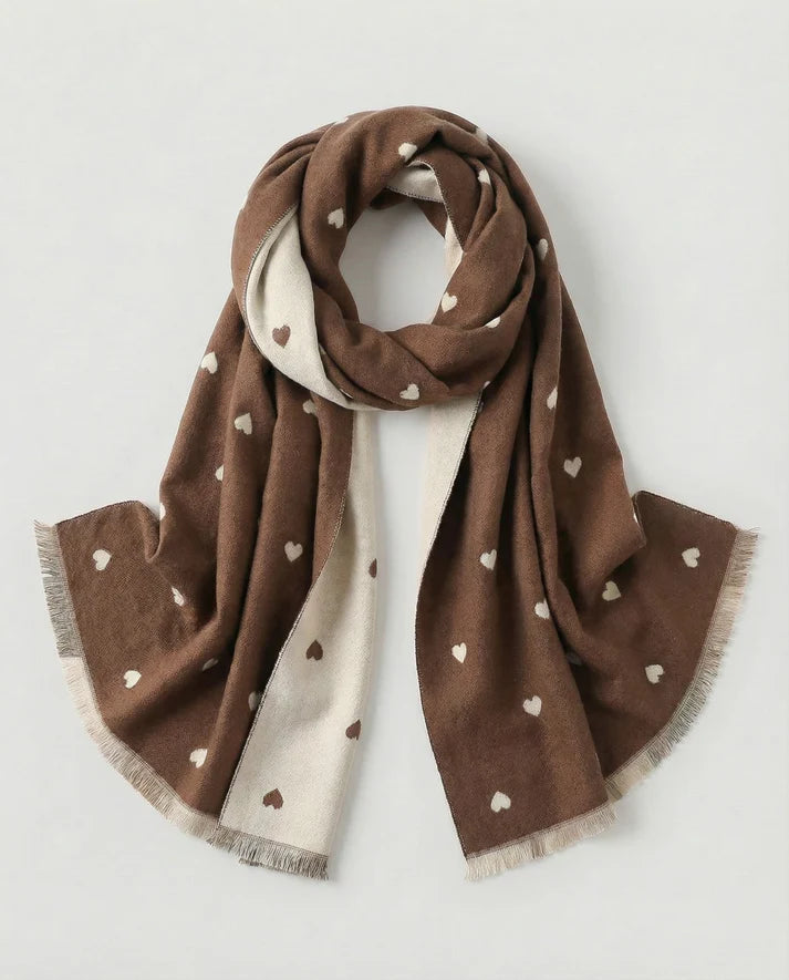 Little Heart Wrap Scarf | +Colors - Charlotte's Inc