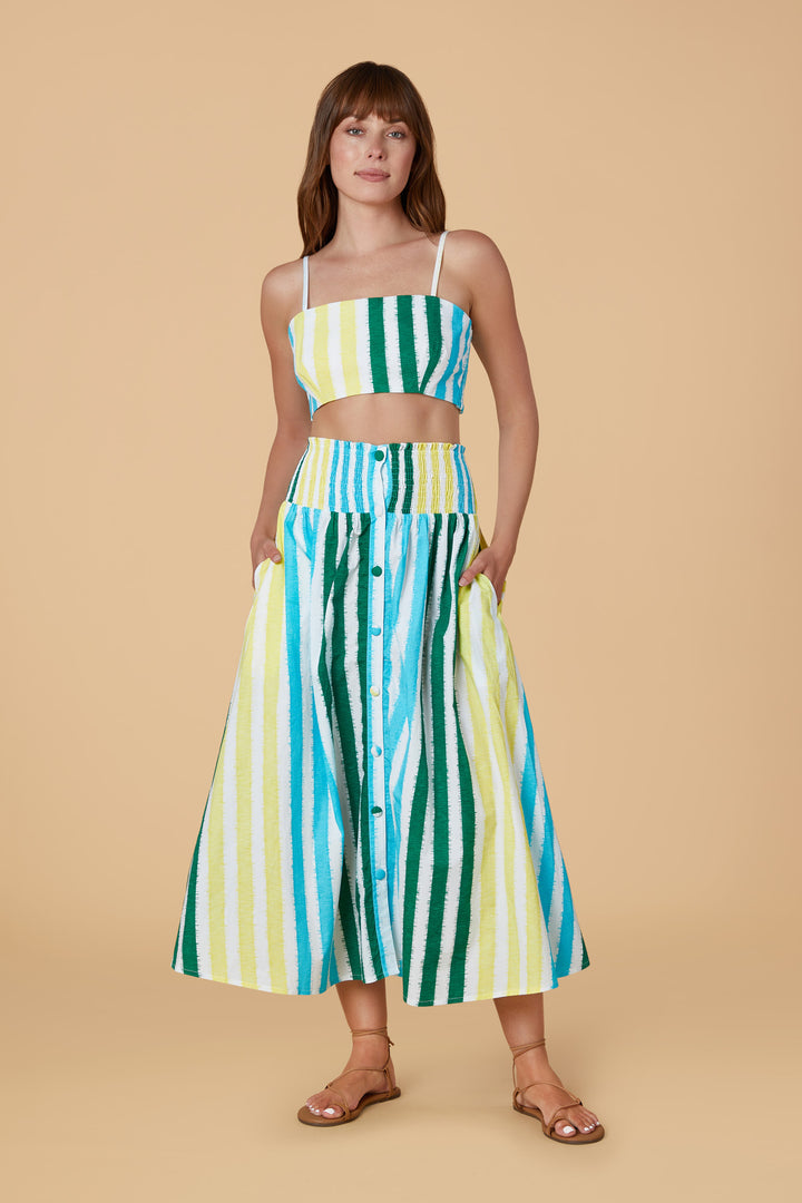 Georgia Skirt | Sorrento Stripe