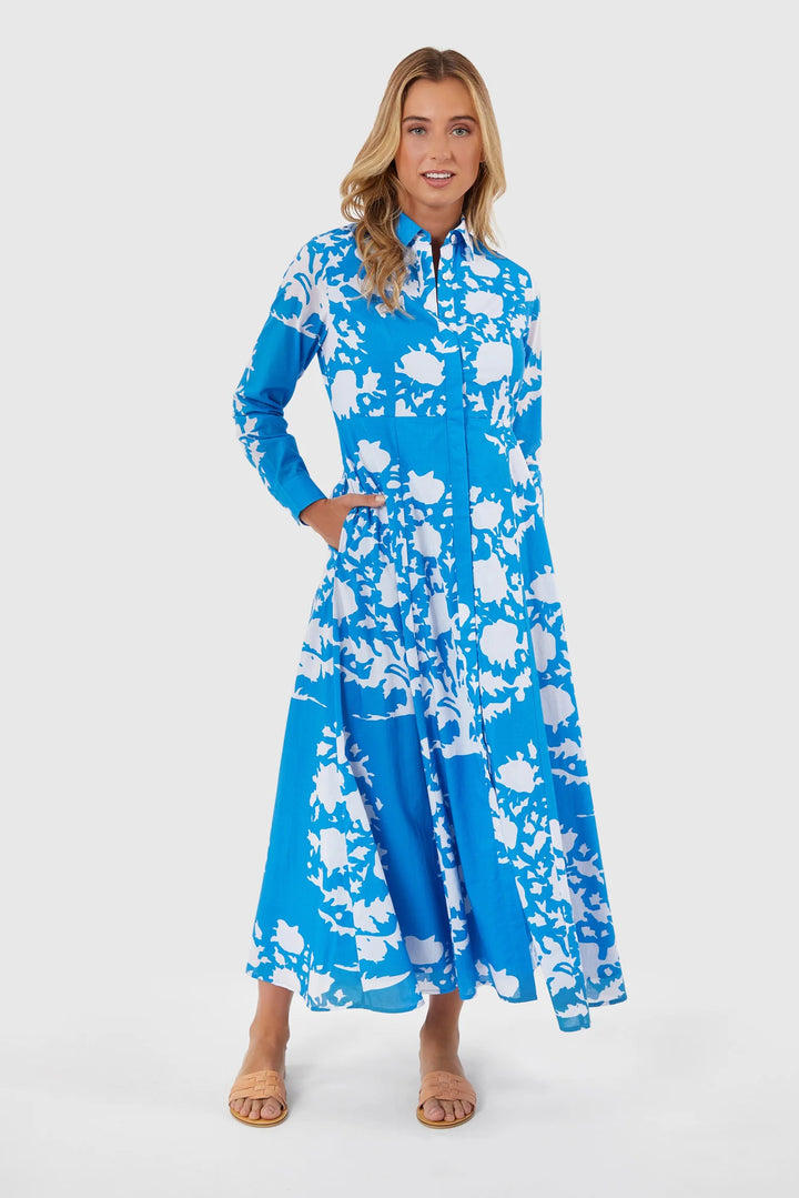 Classic Shirtdress | Tufts Blue Bouquet