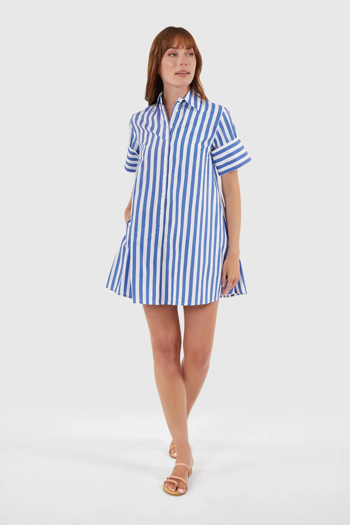 Dock Dress | Blue Stripes