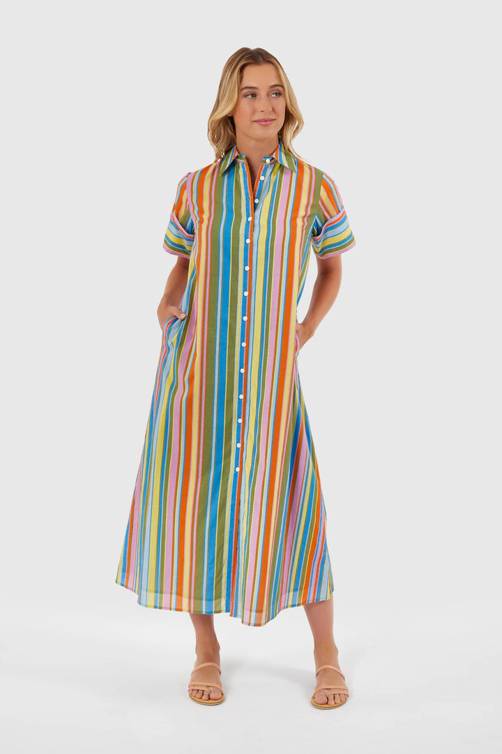 Gibbons Dress | Awning Stripes