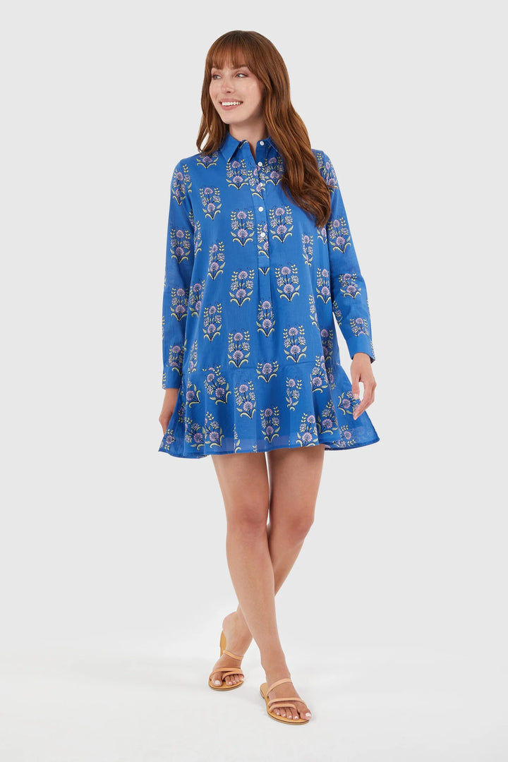 Polly Dress | Cornflower Mughal