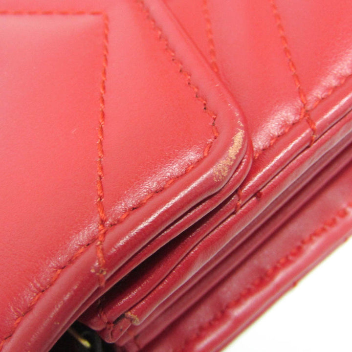 Gucci GG Marmont Chain Wallet Matelassé Chevron