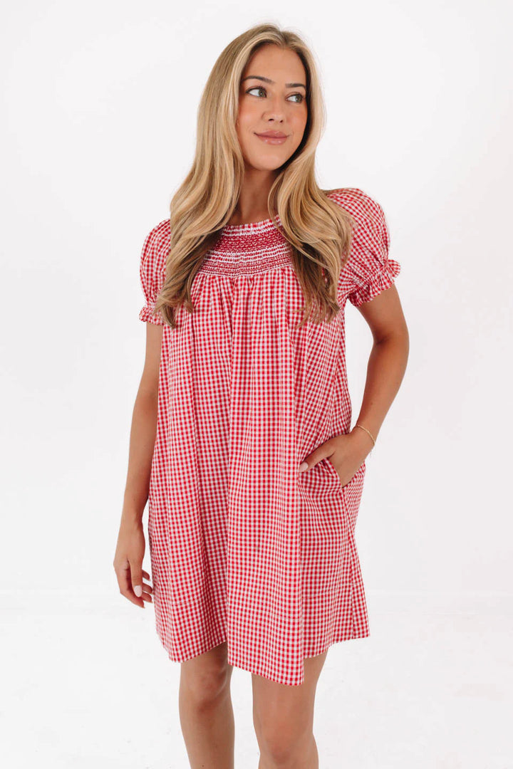 Logan Dress | Red