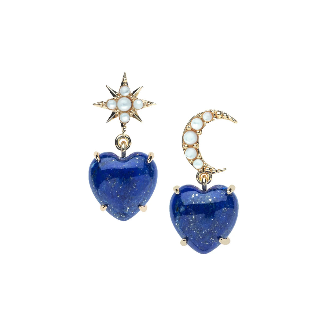 Love You To the Moon and Stars Earrings