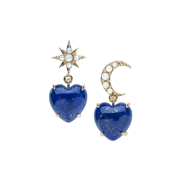 Love You To the Moon and Stars Earrings