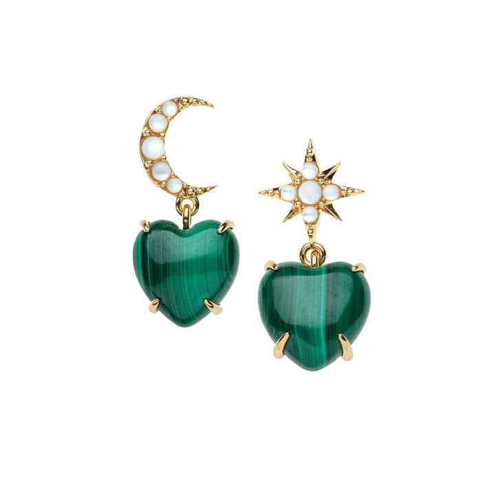 Love You To the Moon and Stars Earrings