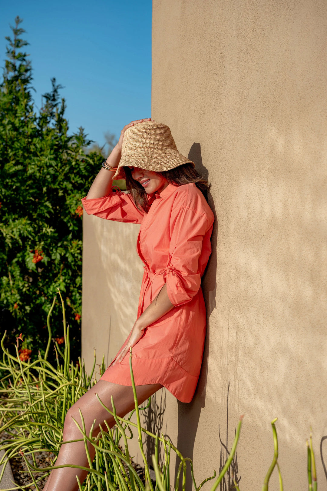 Shannon Mini Dress | Georgia Peach