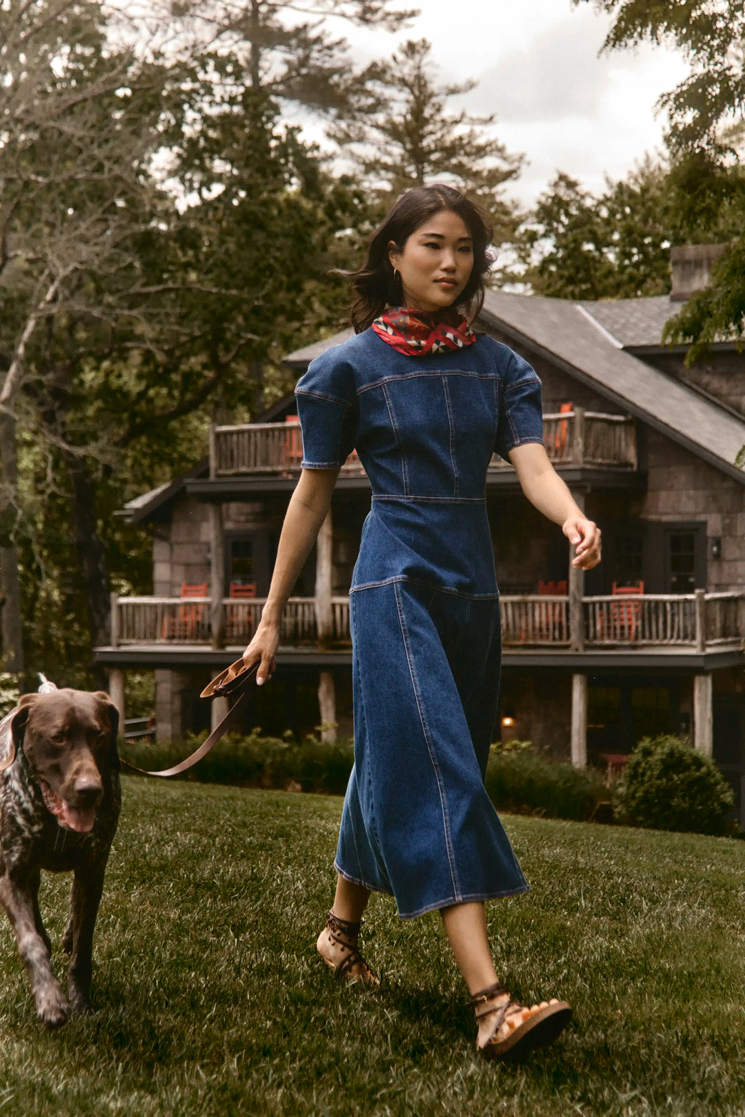 Loving Dress | Blue Rigid Denim