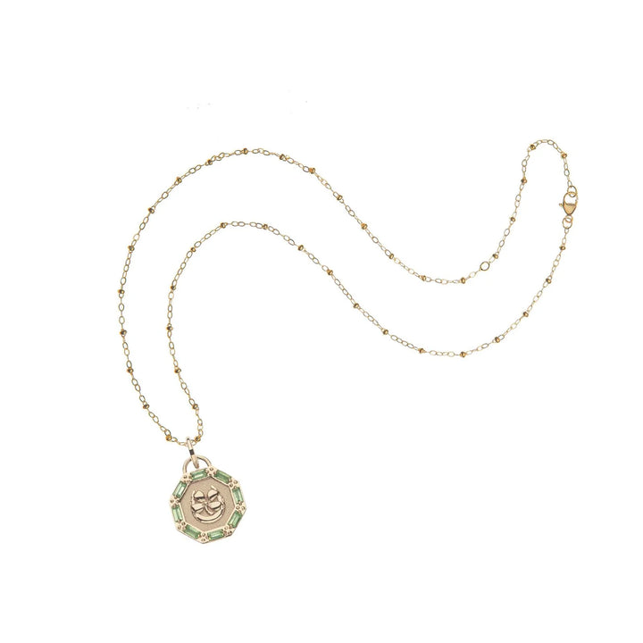 LUCKY Petite Embellished Coin