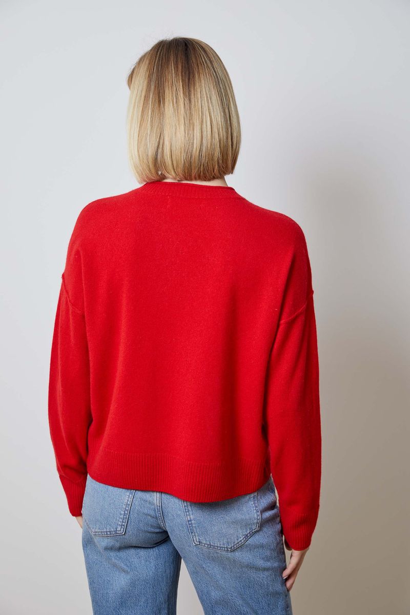 Cashmere Brushed T Shirt Postbox