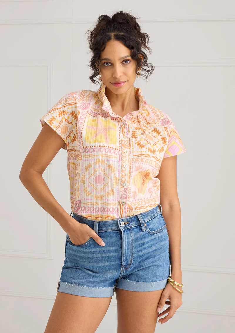 The Milly Shirt | Shell Stripe