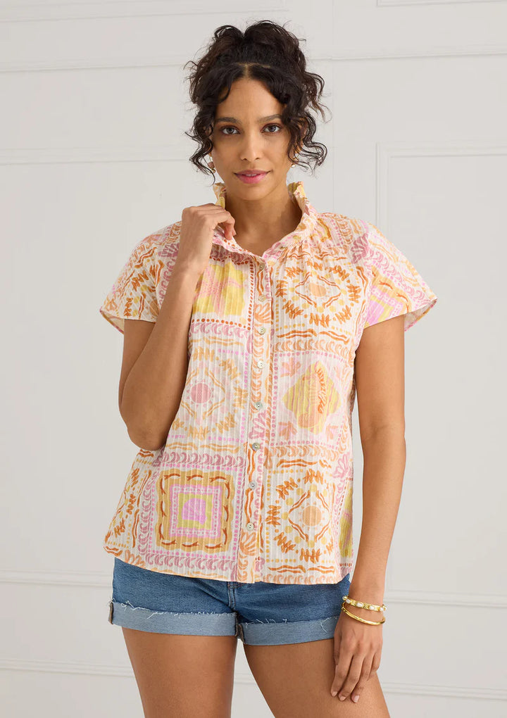 The Milly Shirt | Shell Stripe