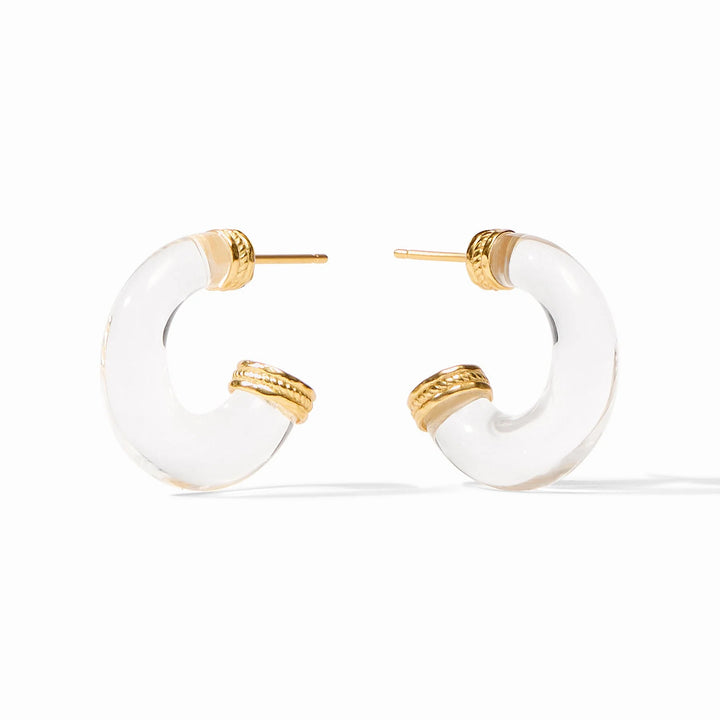 Julie Vos Madison Statement Clear Hoop + Sizes