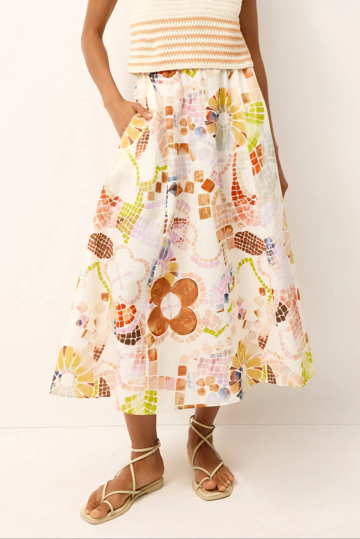 Sasha Skirt | Travertine