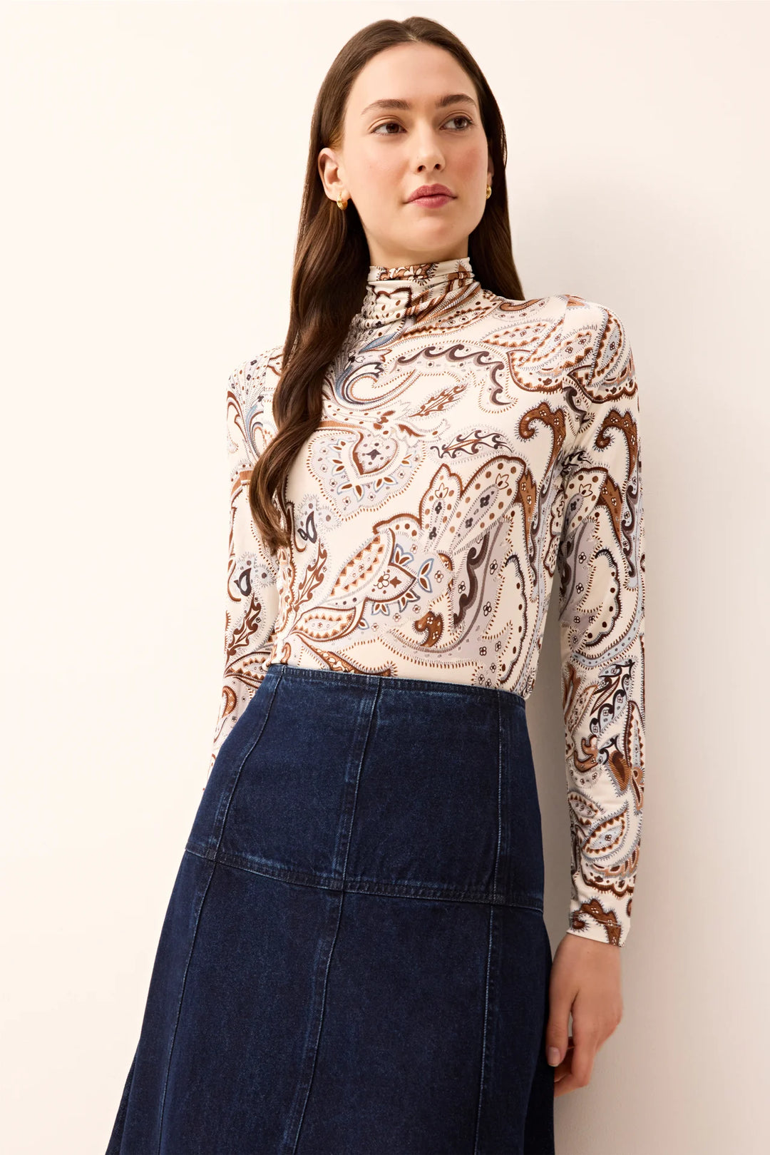 Yuko Skirt | Dark Wash