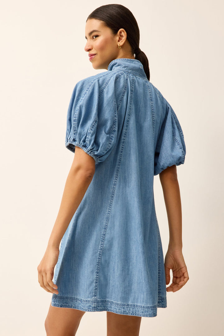Esther Dress | Light Wash