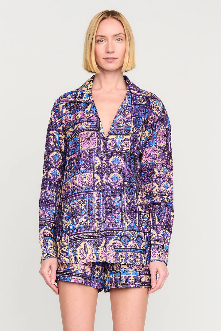Marie Oliver Jolene Blouse | Violet Tile