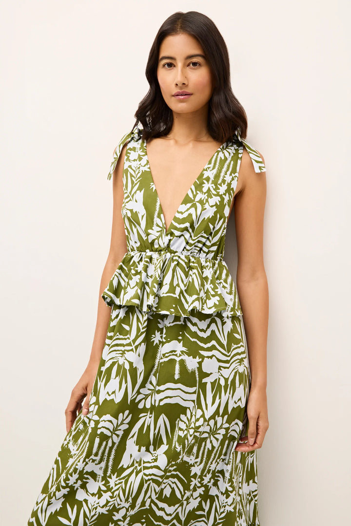 Whitley Dress | Emerald Whisper