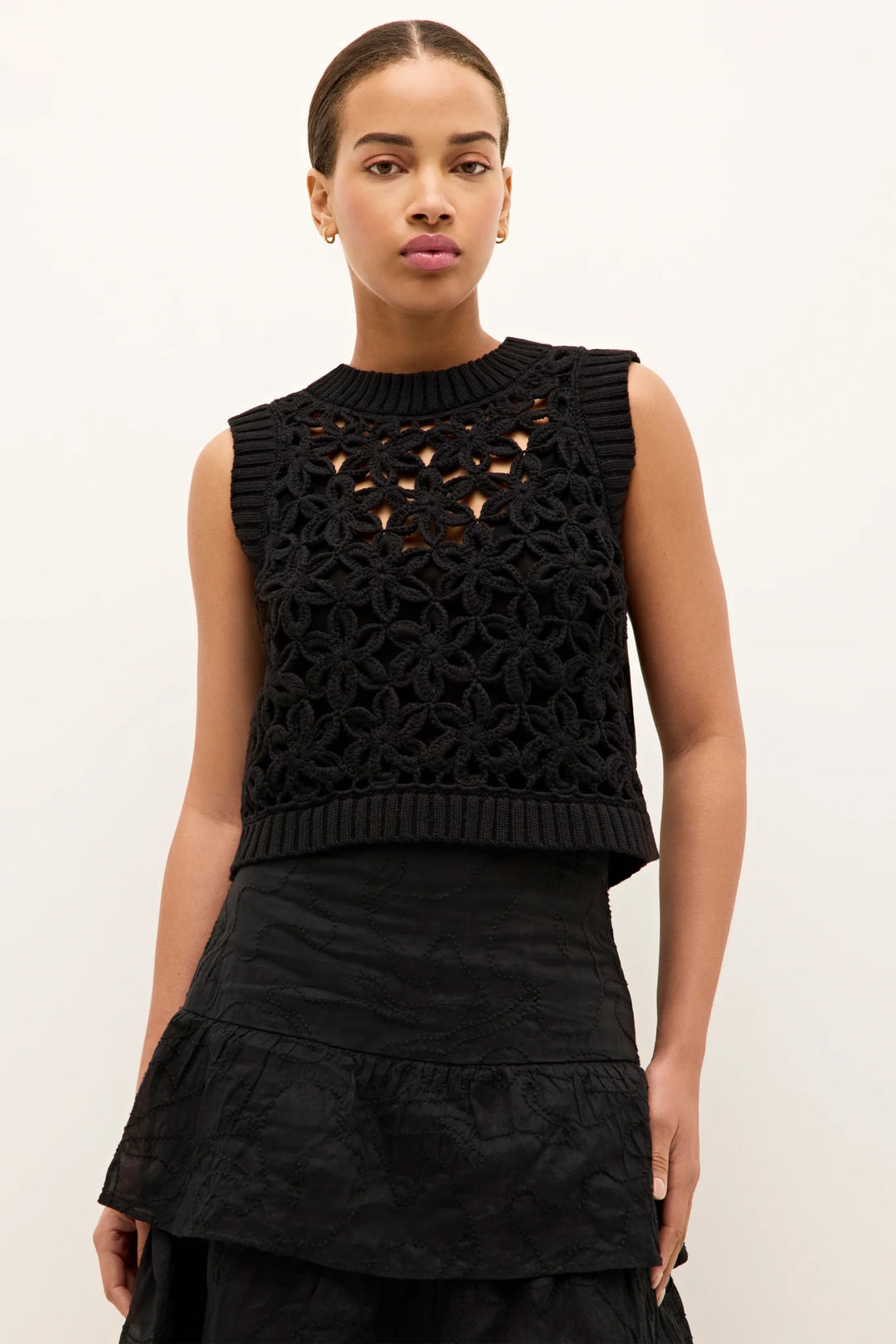 Thea Shell Top | Black