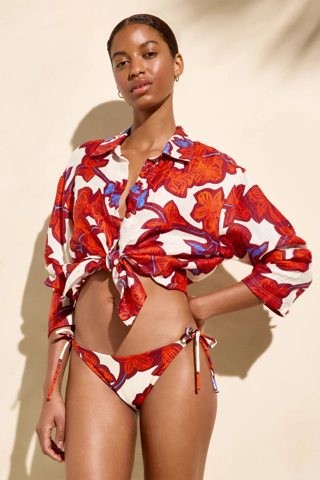 Nico Beach Shirt | Orchid - Charlotte's Inc