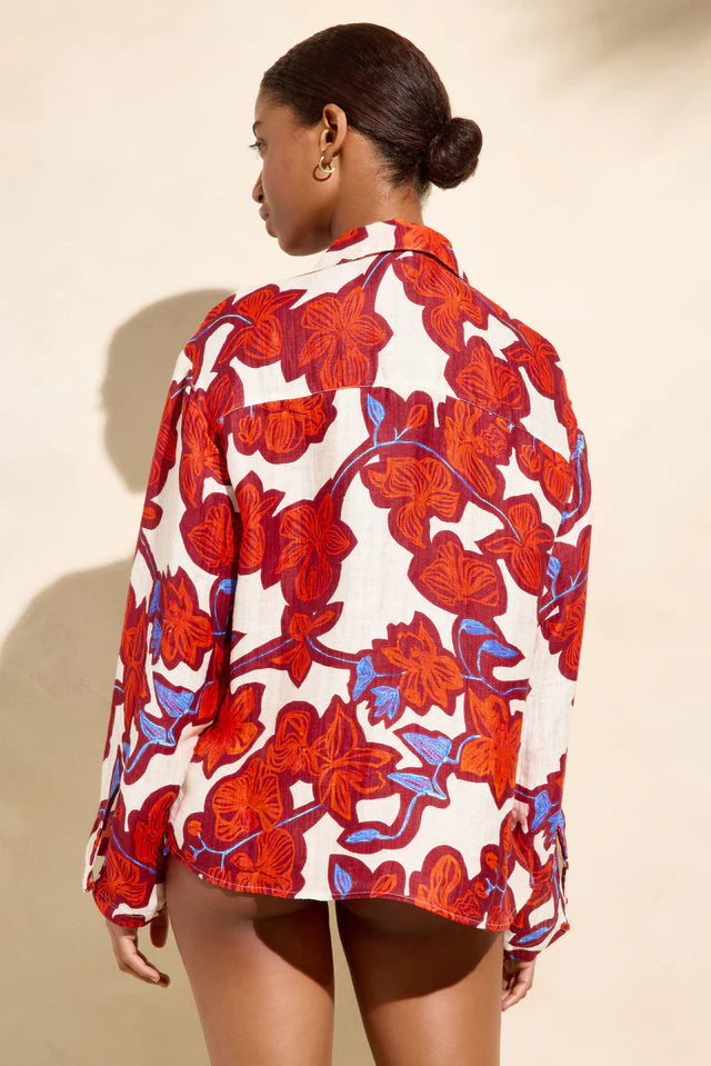 Nico Beach Shirt | Orchid - Charlotte's Inc