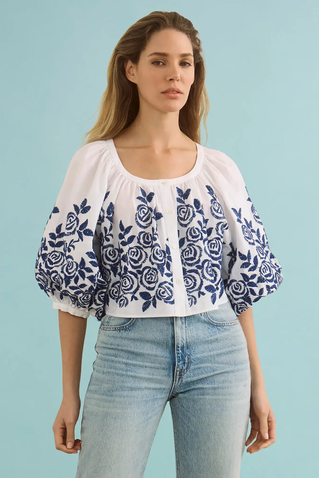 Marie Top | White Rose Fence