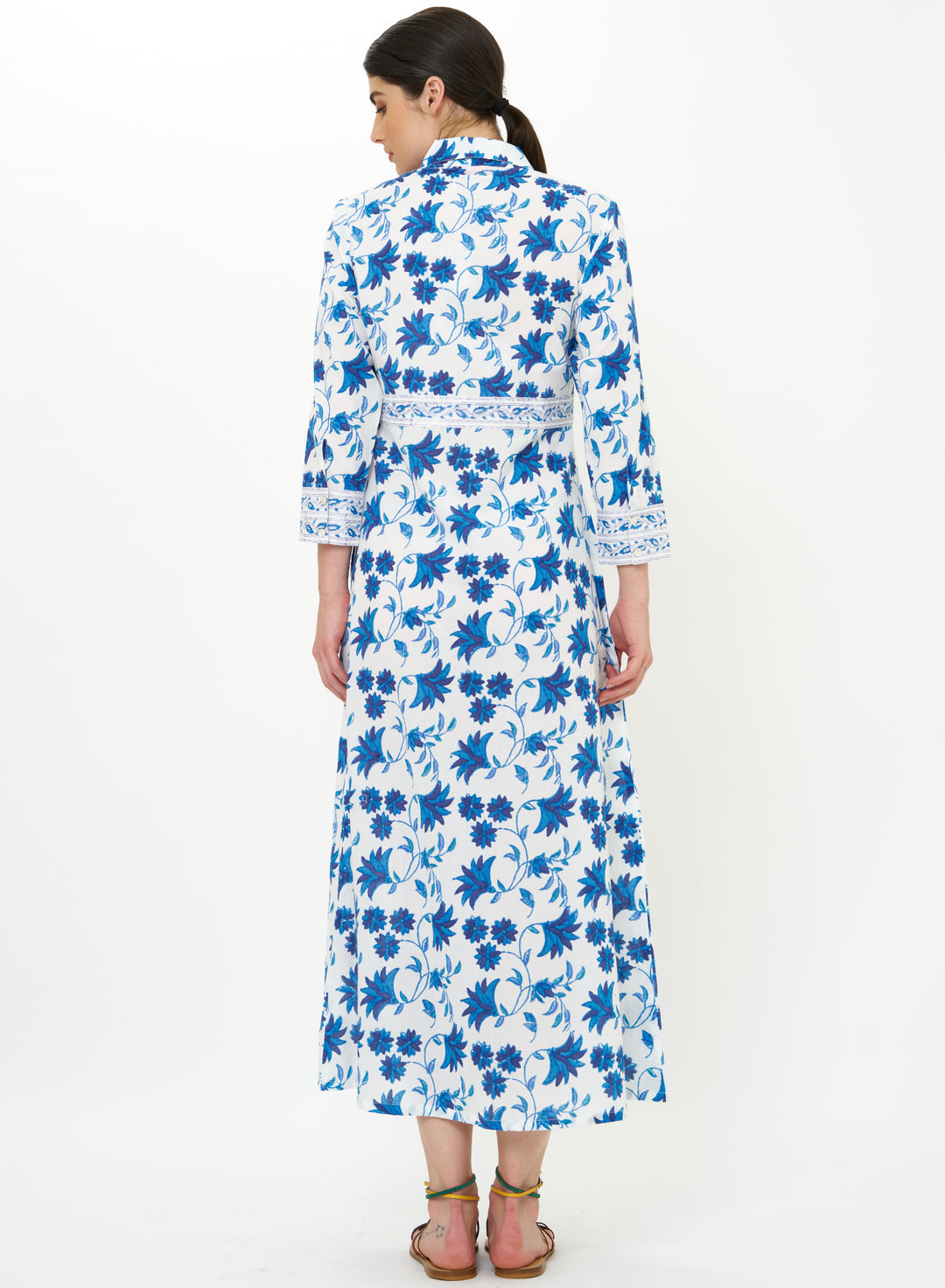 Shirt Dress Maxi | Marion Blue