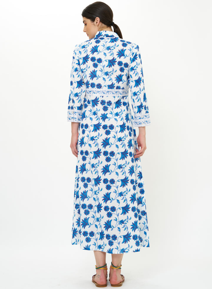Shirt Dress Maxi | Marion Blue
