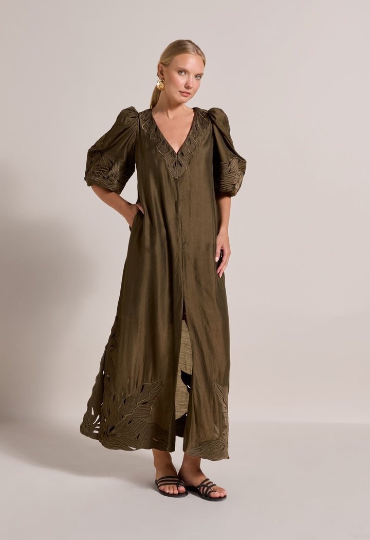 Masai Magic Kaftan | Olive Green