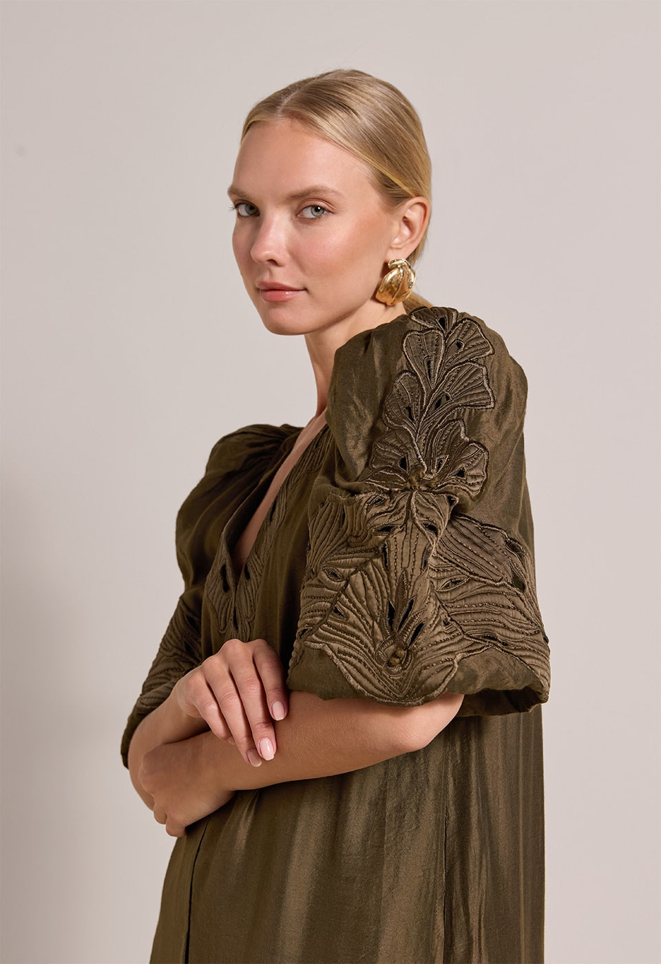 Masai Magic Kaftan | Olive Green