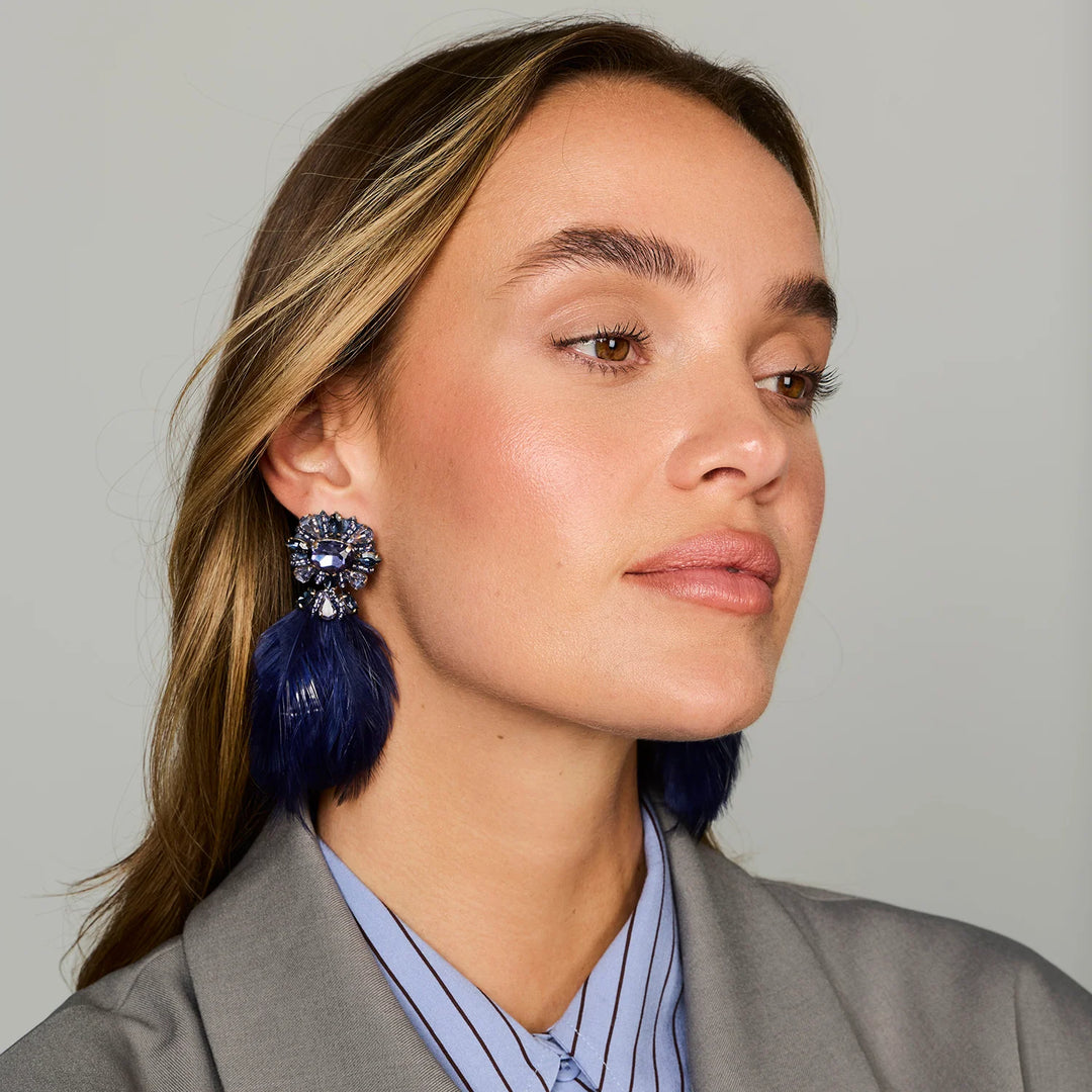 Midnight Earrings | Navy
