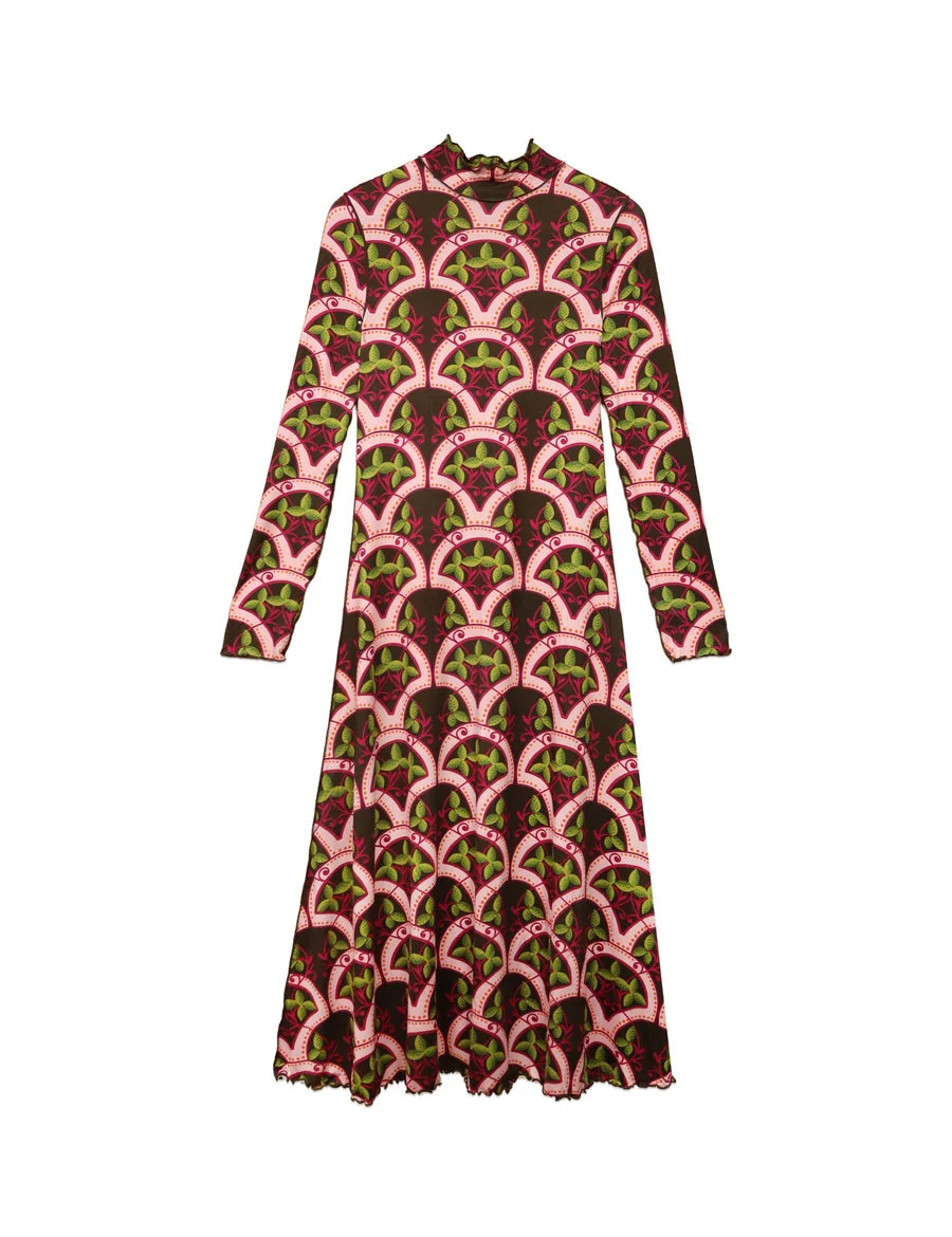 Millie Mock Neck Dress | Berry Vine