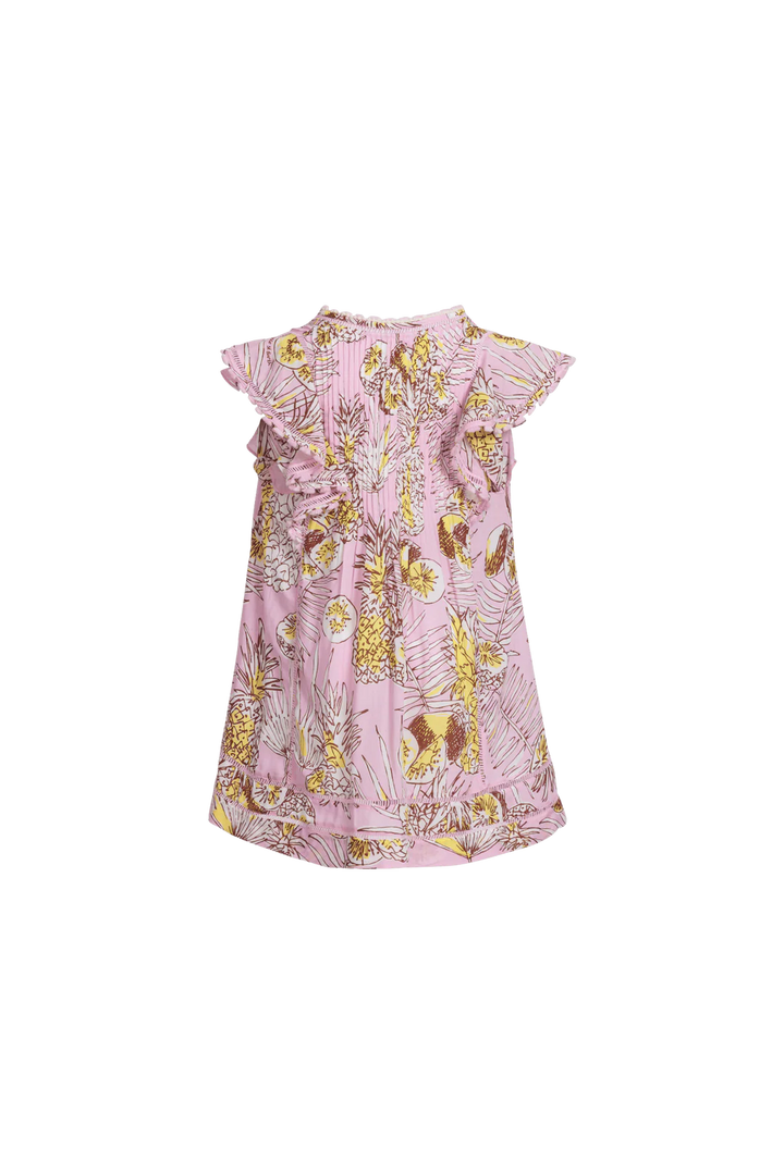 Girl's Camelia Mini Dress | Pink Karibia