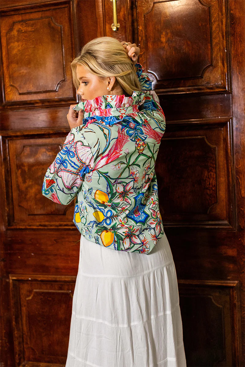 Mint Chinois Harper Top