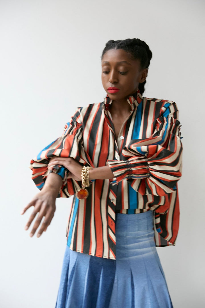 Full Sleeve Button Down | Bold Stripes