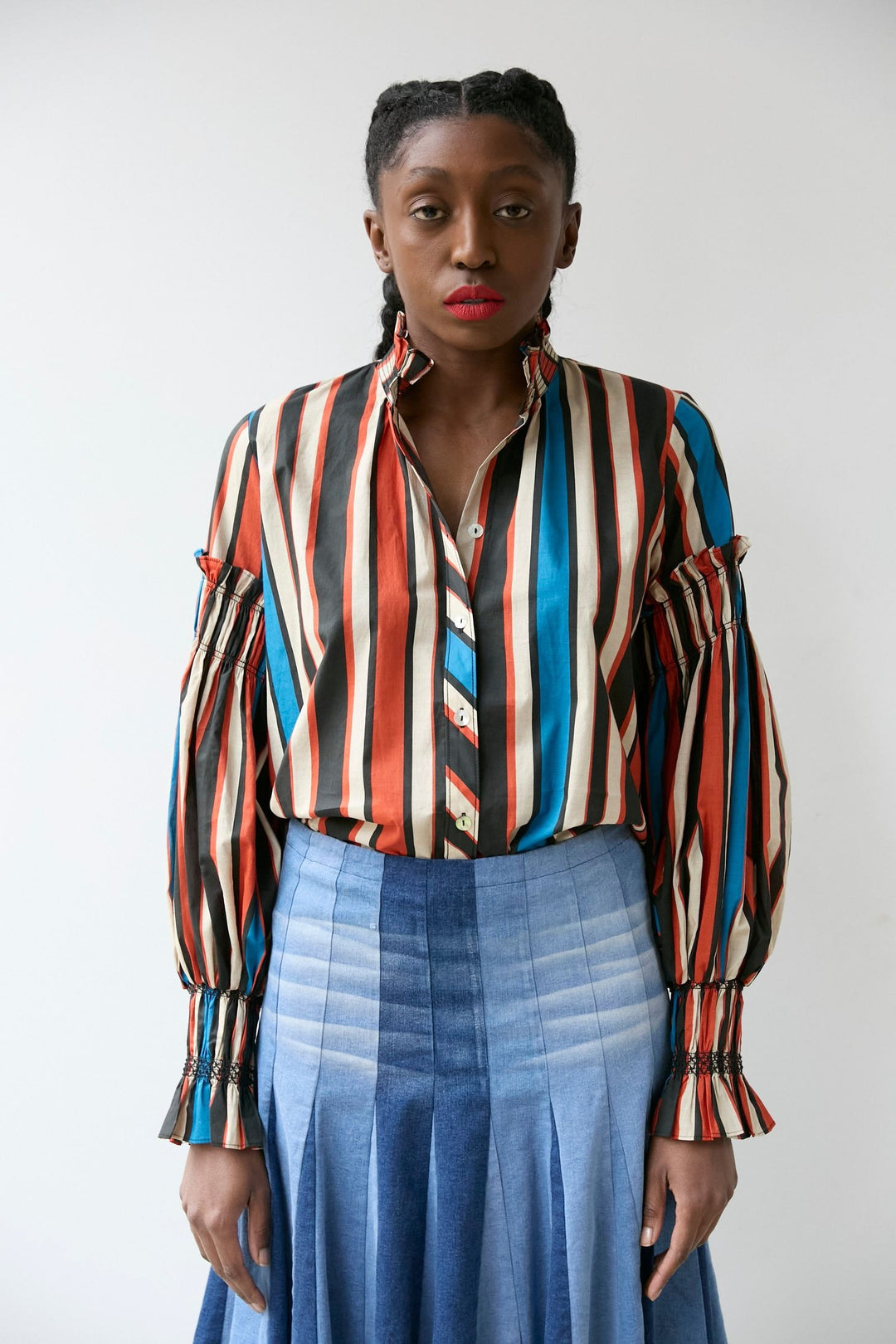 Full Sleeve Button Down | Bold Stripes